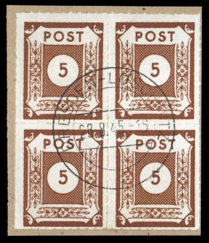 1945, SBZ Ostsachsen, 42 G (4), Briefst.