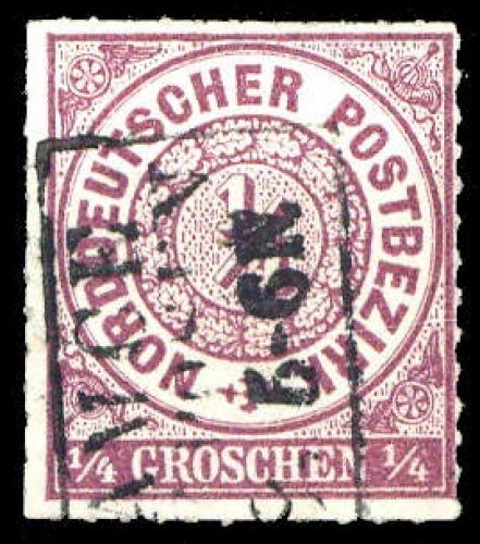1868, Altdeutschland Norddeutscher Postbezirk, 1, gest.