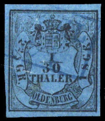 1852, Altdeutschland Oldenburg, 2 I, gest.