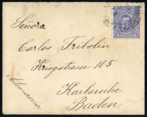 1913, Uruguay, 208, Brief