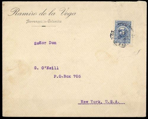 1908, Kolumbien, 223, Brief