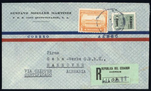 1944, Ecuador, 541 u.a., Brief