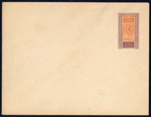 1917, Obersenegal Niger, U 6, Brief