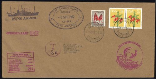 1982, Expeditionen, Antarktis, 448 (2) u.a, Brief