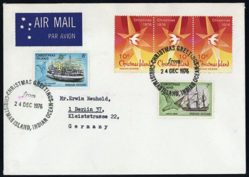 1972, Weihnachtsinseln, 66, 65-66 u.a, Brief