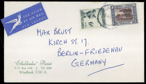 1931, Südwestafrika, 153 u.a., Brief