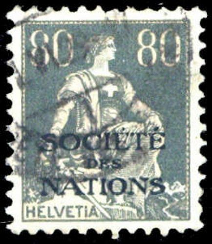 1922, Schweiz Völkerbund SDN, 11 PF I, cto
