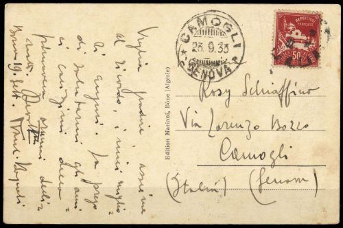 1930, Algerien, 102, Brief