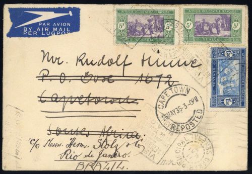1914, Senegal, 69 (2), 111, Brief