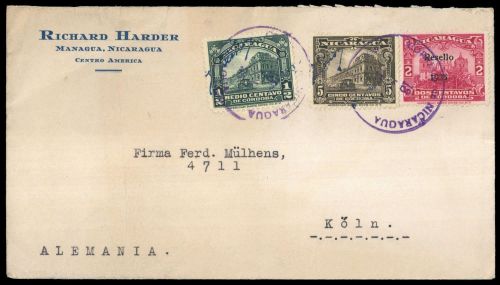1933, Nicaragua, 677, 639, 644, Brief