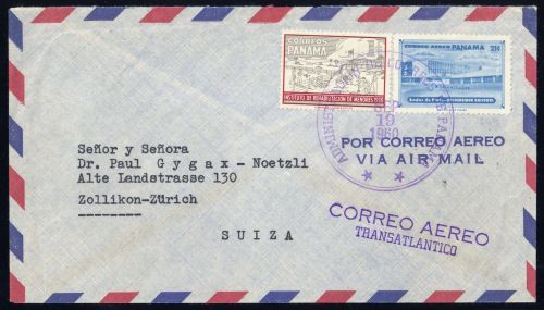 1960, Panama, 569, ZZ 39, Brief