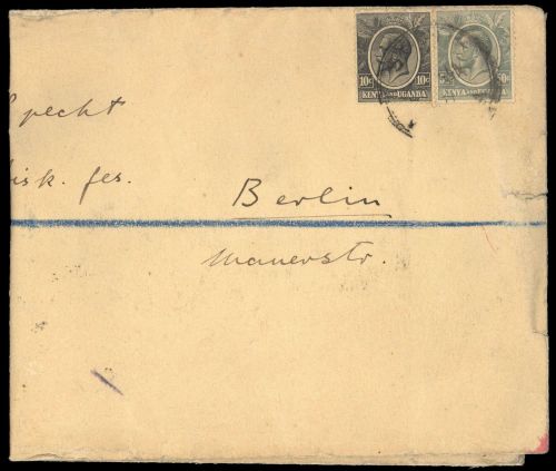 1922, Ostafrikanische Gemeinschaft, 3, 8, Brief