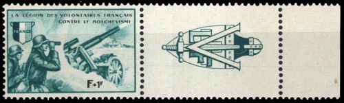 1942, Deutsche Besetzung II. WK Französische Legion, VII ZF, **