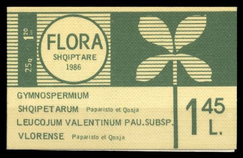 1986, Albanien, MH 1 B, **