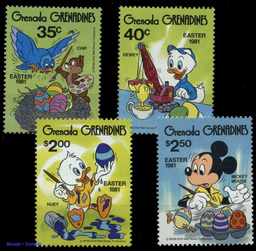 1981, Grenada Grenadines, 437-40, **