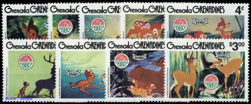 1980, Grenada Grenadines, 418-26, **