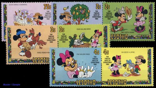 1982, Lesotho, 402-09, **