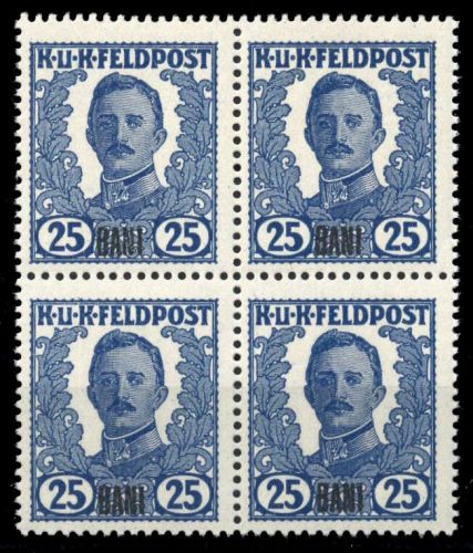 1918, Österreich Feldpost Rumänien, VII (4), **