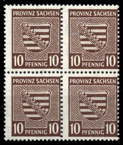 1945, SBZ Provinz Sachsen, 78 Yb (4), **