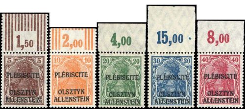 1920, Allenstein, II-VI OR Punkt, **