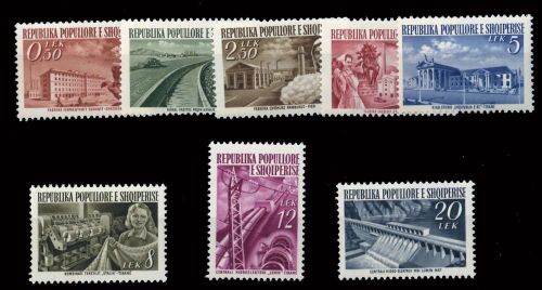 1953, Albanien, 525-32, **