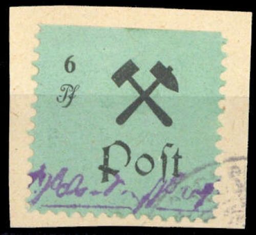 1945, Deutsche Lokalausgabe Grossräschen, 15 A Var., Briefst.