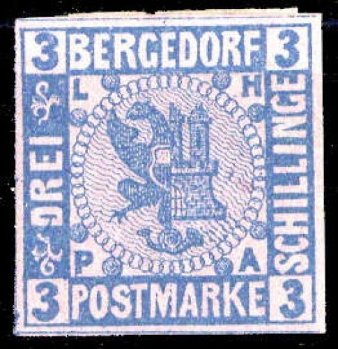 1861, Altdeutschland Bergedorf, 4, *