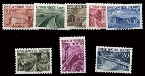 1953, Albanien, 525-32, **