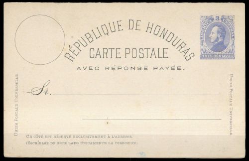 1882, Honduras, P 4 I, Brief