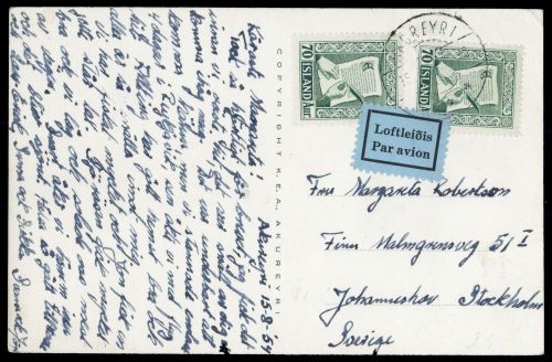 1954, Island, 288 (2), Brief