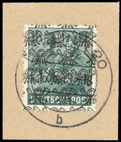 1948, Berlin Vorläufer, VO 42 II, Briefst.
