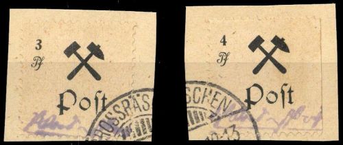 1945, Deutsche Lokalausgabe Grossräschen, 13-14 A II, Briefst.