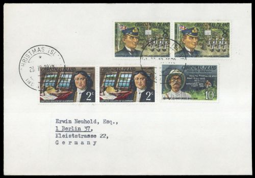 1977, Weihnachtsinseln, 70, 76, 78, Brief