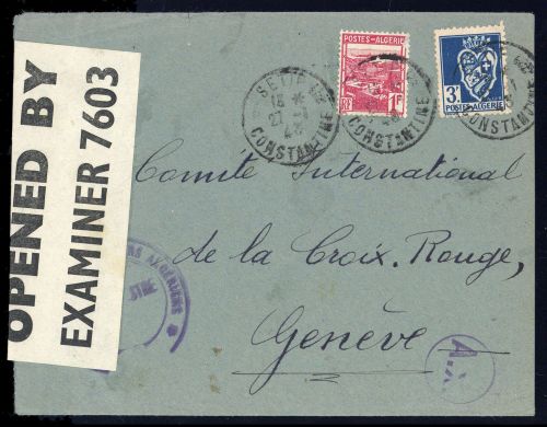 1941, Algerien, 190, 170, Brief