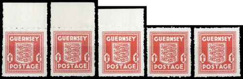 1941, Deutsche Besetzung II. WK Guernsey, 2 (5), **