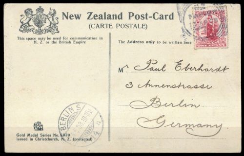 1902, Neuseeland, 100, Brief