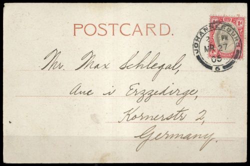 1904, Transvaal, 119, Brief