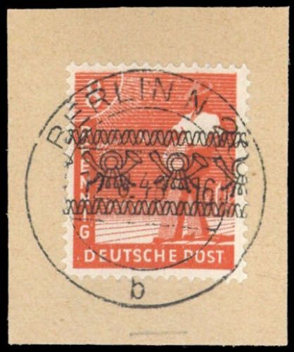 1948, Berlin Vorläufer, VO 38 I, Briefst.