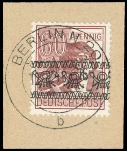 1948, Berlin Vorläufer, VO A49 I, Briefst.