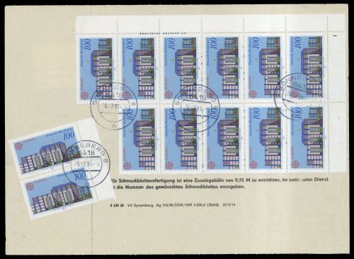 1991, Bundesrepublik Deutschland, Brief
