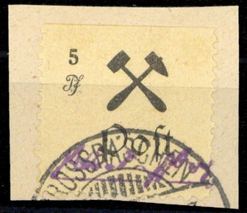 1945, Deutsche Lokalausgabe Grossräschen, 15 A III, Briefst.