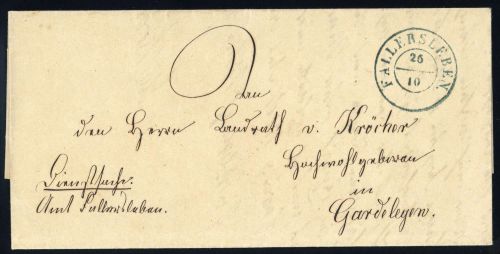 Altdeutschland Hannover, Brief