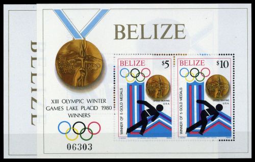1980, Belize, Bl. 20-21, **