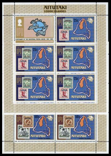 1974, Aitutaki, 118-19 KB, **