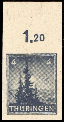 1945, SBZ Thüringen, 93 AY U, **