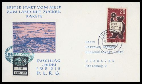 1961, Bundesrepublik Deutschland, Berlin 217, Brief