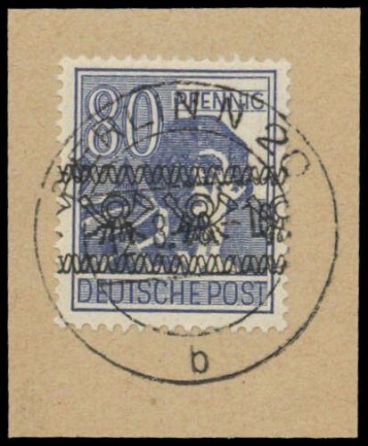 1948, Berlin Vorläufer, VO 50 I, Briefst.