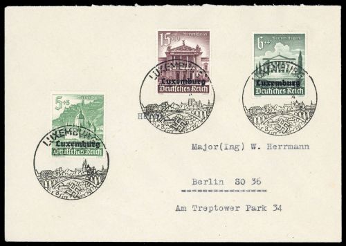 Deutsche Besetzung II. WK Luxemburg, Brief