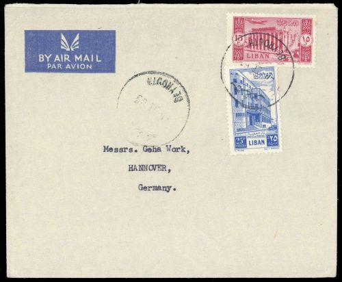 1953, Libanon, 490, 512, Brief