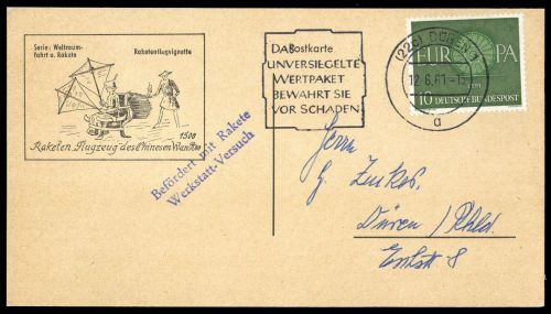 1961, Bundesrepublik Deutschland, 337, Brief